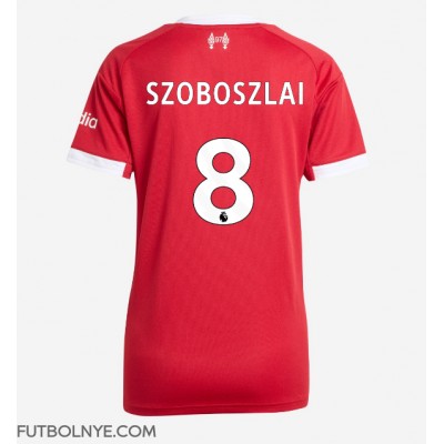 Camiseta Liverpool Dominik Szoboszlai #8 Primera Equipación para mujer 2025-26 manga corta Camiseta Liverpool Dominik Szoboszlai #8 Primera Equipación para mujer 2025-26 manga corta